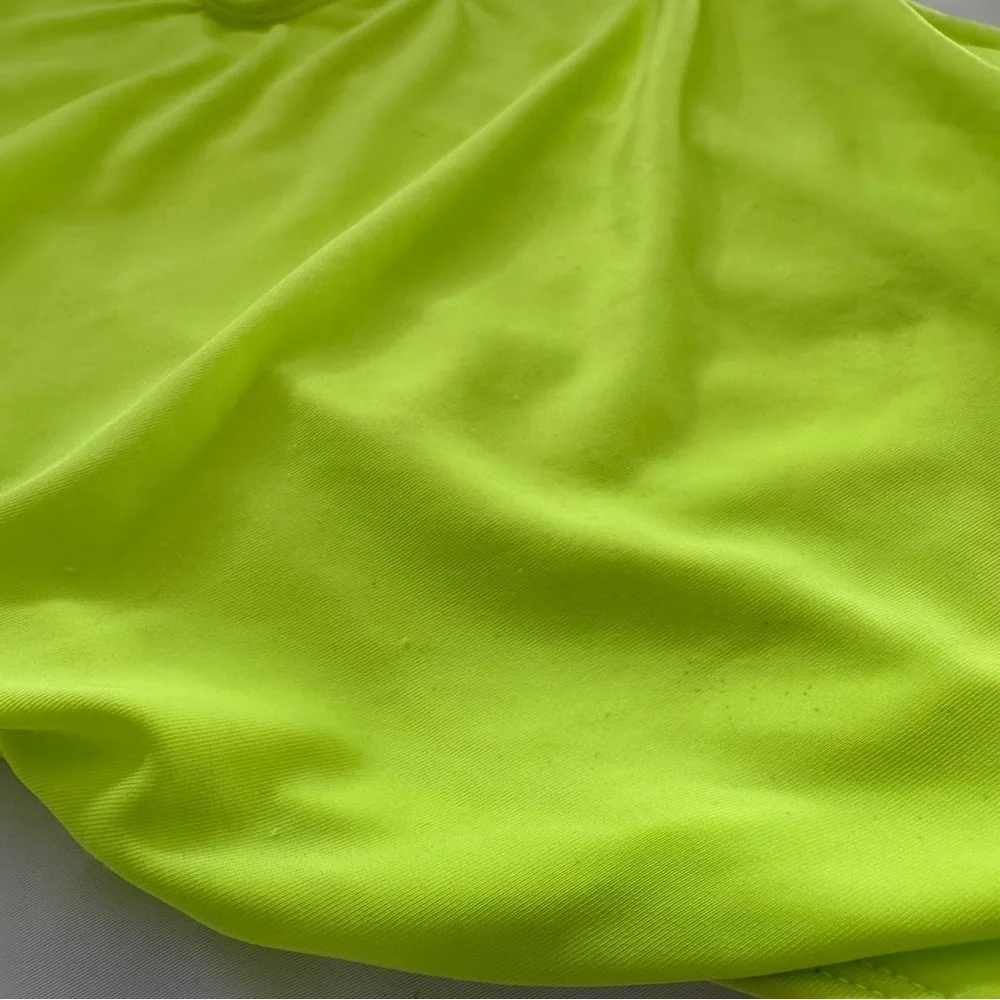 Cat & Jack Neon Yellow and Blue Kids One Piece Swimsuit